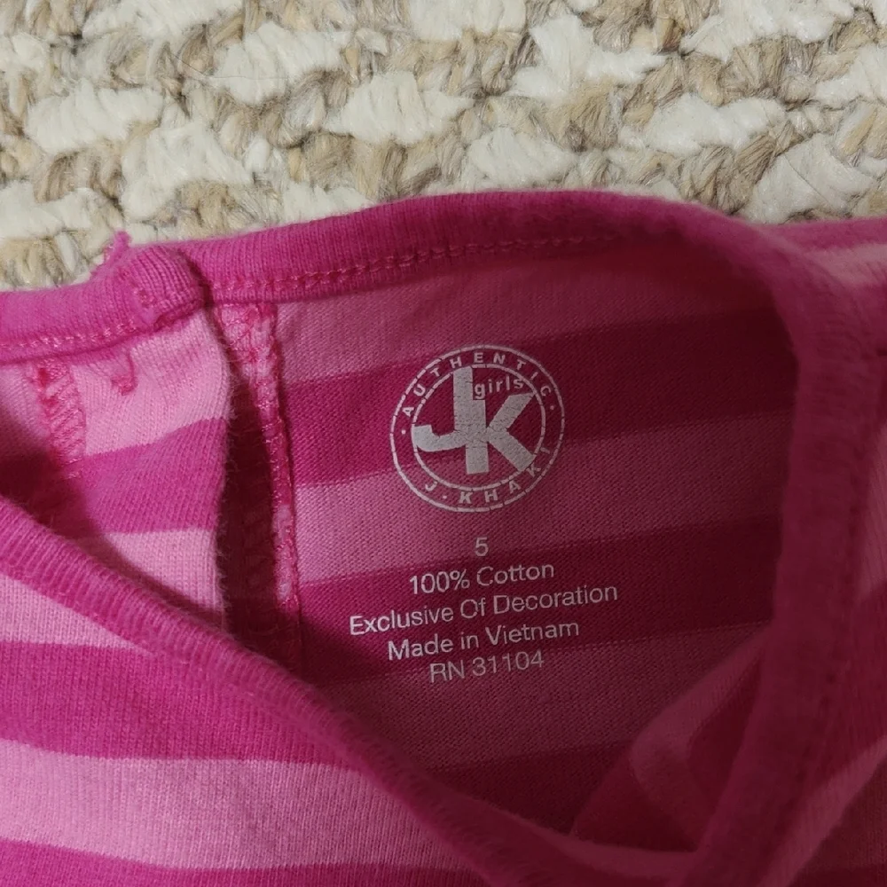 J. Khaki Pink Striped Casual Dress - Picture 2 of 6